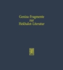 Geniza-Fragmente zur Hekhalot-Literatur - Book