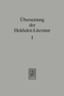 Ubersetzung der Hekhalot-Literatur : Band 1: § 1-80 - Book