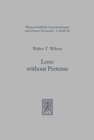Love without Pretense : Romans 12.9-21 and Hellenistic-Jewish Wisdom Literature - Book