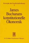 James Buchanans konstitutionelle Okonomik - Book
