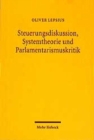 Steuerungsdiskussion, Systemtheorie und Parlamentarismuskritik - Book