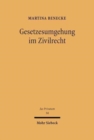 Gesetzesumgehung im Zivilrecht : Lehre und praktischer Fall im allgemeinen und internationalen Privatrecht - Book
