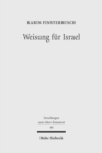 Weisung fur Israel : Studien zu religiosem Lehren und Lernen im Deuteronomium und in seinem Umfeld - Book