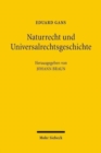 Naturrecht und Universalrechtsgeschichte : Vorlesungen nach G.W.F. Hegel - Book