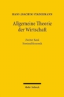 Allgemeine Theorie der Wirtschaft : Band 2: Nominalokonomik - Book
