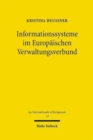 Informationssysteme im Europaischen Verwaltungsverbund - Book