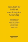 Festschrift fur Rolf Birk zum siebzigsten Geburtstag - Book