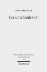 Der sprechende Gott : Gesammelte Studien zum Hebraerbrief - Book