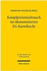 Kampfpreismissbrauch im okonomisierten EG-Kartellrecht - Book