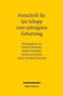 Festschrift fur Jan Schapp zum siebzigsten Geburtstag - Book
