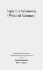 Sapientia Salomonis (Weisheit Salomos) - Book