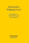 Siebzig Jahre Wolfgang Frisch : Reden und Vortrage anlasslich der Ubergabe der Festschrift zum 70. Geburtstag von Wolfgang Frisch - Book