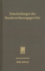 Entscheidungen des Bundesverfassungsgerichts (BVerfGE) : Band 140 - Book