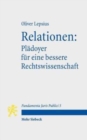 Relationen: Pladoyer fur eine bessere Rechtswissenschaft - Book