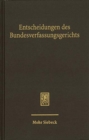 Entscheidungen des Bundesverfassungsgerichts (BVerfGE) : Band 152 - Book