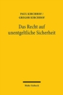 Das Recht auf unentgeltliche Sicherheit : Zur Sicherheitsgebuhr bei Risikoveranstaltungen - Book