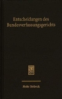 Entscheidungen des Bundesverfassungsgerichts (BVerfGE) : Band 154 - Book