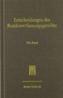 Entscheidungen des Bundesverfassungsgerichts (BVerfGE) : Band 156 - Book