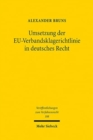 Umsetzung der EU-Verbandsklagerichtlinie in deutsches Recht - Book