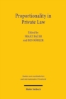 Proportionality in Private Law - Book