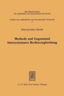 Methode und Gegenstand intersystemarer Rechtsvergleichung - Book