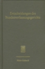 Entscheidungen des Bundesverfassungsgerichts (BVerfGE) : Registerband zu den Entscheidungen des Bundesverfassungsgerichts, Band 61-70. Mit Anhang: Ubersicht uber samtliche in den Banden 1-70 veroffent - Book