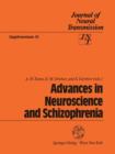 Advances in Neuroscience and Schizophrenia - Book