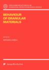 Behaviour of Granular Materials - Book