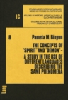 Concepts of "Spirit" and "Demon" : A Study in the Use of Different Languages Describing the Same Phenomena - Book
