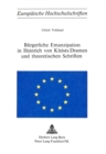 Buergerliche Emanzipation in Heinrich von Kleists Dramen und theoretischen Schriften - Book