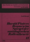Harold Pinters Dramen im Spiegel der soziologischen Rollentheorie - Book