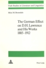 German Effect on D.H.Lawrence and His Works, 1885-1912 - Book
