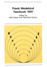 Frank Wedekind. Yearbook 1991 - Book
