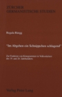 Â«Im Abgehen ein Schnippchen schlagendÂ» : Zur Funktion von Kinegrammen in Volksstuecken des 19. und 20. Jahrhunderts - Book