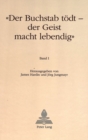 Â«Der Buchstab toedt - Der Geist macht lebendigÂ» : Festschrift zum 60. Geburtstag von Hans-Gert Roloff- von Freunden, Schuelern und Kollegen - Book