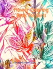 Flowers Coloring Book for Girls - Beginner-Friendly Creative Coloring Book for Kids - Book