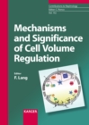 Mechanisms and Significance of Cell Volume Regulation - eBook