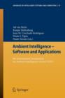 Ambient Intelligence - Software and Applications : 4th International Symposium on Ambient Intelligence (ISAmI 2013 - Book