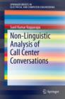 Non-Linguistic Analysis of Call Center Conversations - eBook