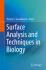 Surface Analysis and Techniques in Biology - Book