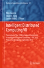 Intelligent Distributed Computing VII : Proceedings of the 7th International Symposium on Intelligent Distributed Computing - IDC 2013, Prague, Czech Republic, September 2013 - eBook