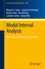 Modal Interval Analysis : New Tools for Numerical Information - eBook