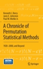 A Chronicle of Permutation Statistical Methods : 1920-2000, and Beyond - Book