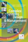 Complex Systems Design & Management : Proceedings of the Fourth International Conference on Complex Systems Design & Management CSD&M 2013 - eBook