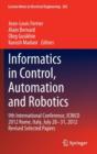 Informatics in Control, Automation and Robotics : 9th International Conference, ICINCO 2012 Rome, Italy, July 28-31, 2012 Revised Selected Papers - Book