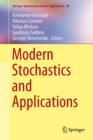 Modern Stochastics and Applications - Book