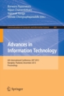 Advances in Information Technology : 6th International Conference, IAIT 2013, Bangkok, Thailand, December 12-13, 2013. Proceedings - Book