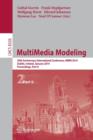 MultiMedia Modeling : 20th Anniversary International Conference, MMM 2014, Dublin, Ireland, January 6-10, 2014, Proceedings, Part II - Book