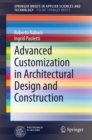Advanced Customization in Architectural Design and Construction - eBook