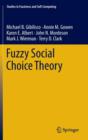 Fuzzy Social Choice Theory - Book